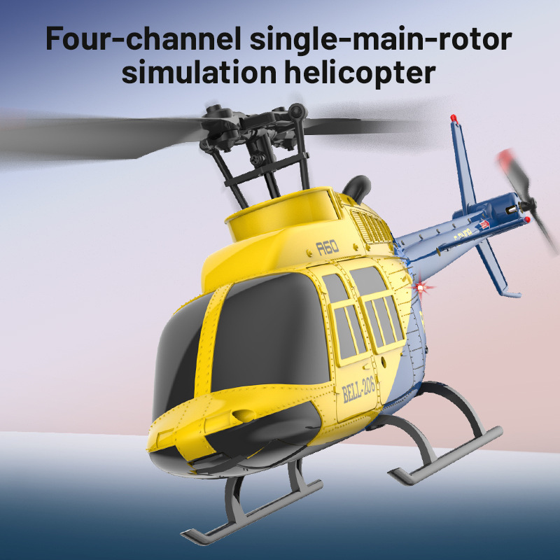 Rc Helicopter Gyro - Nouveau A60 Rc avion hélicoptère 2.4G