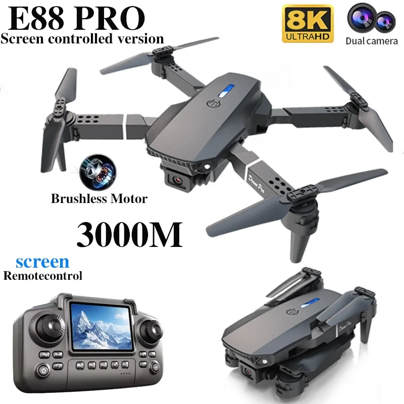 Drone professionnel E88 PRO av - Rc Helicopter Electric avis et prix